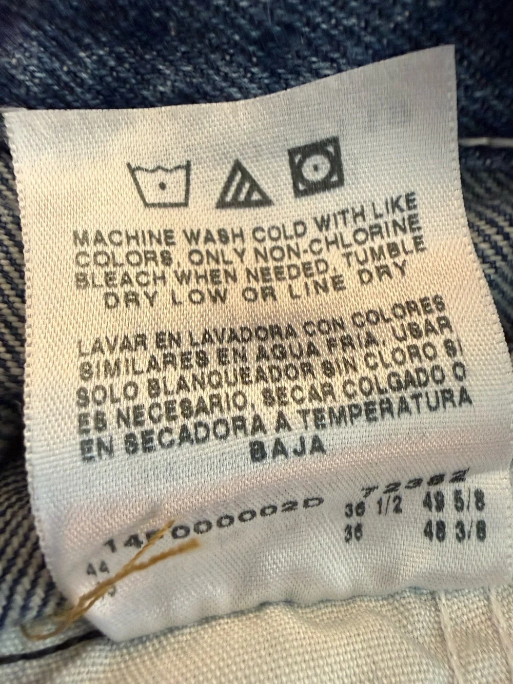 Lee Regular Fit Jeans Mens 42x36 Fits 40x36 Medium Wash Straight Leg 100% Cotton